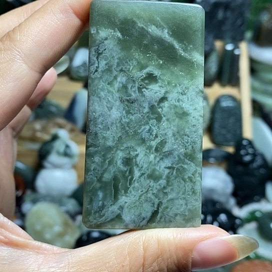 未镶嵌和田玉（糖玉）珠宝半成品大****7