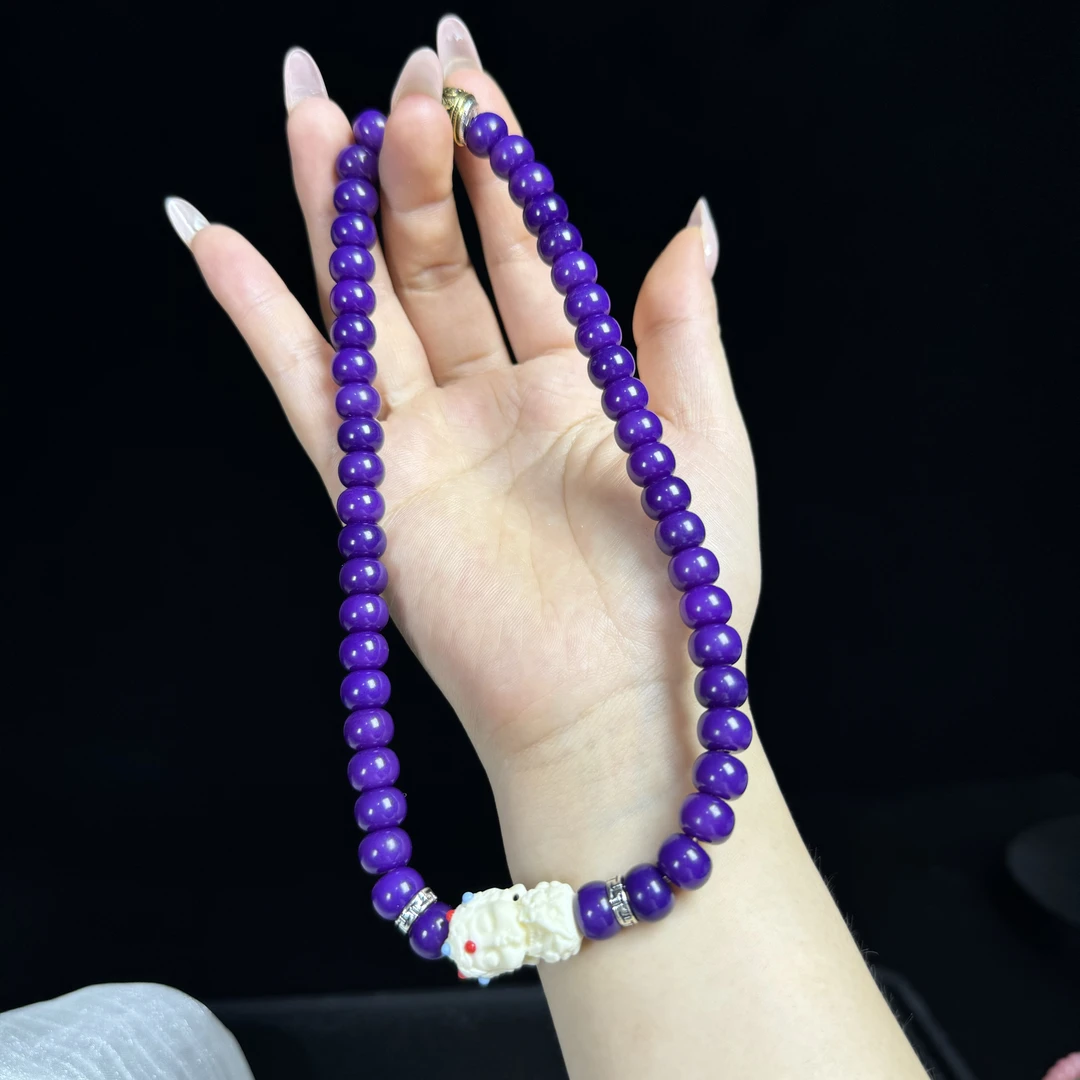 紫玉菩提双圈带雕刻m-am001