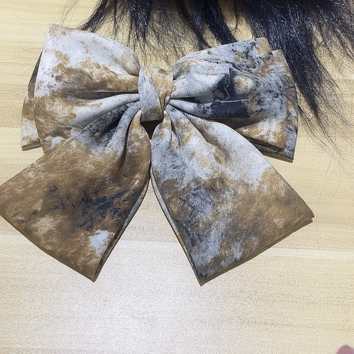 铁合金布艺蝴蝶结发夹