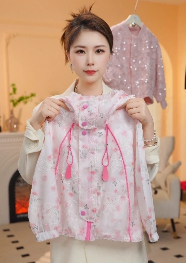 〖ANDI〗安迪订制夏季款亲子装连帽外套3776