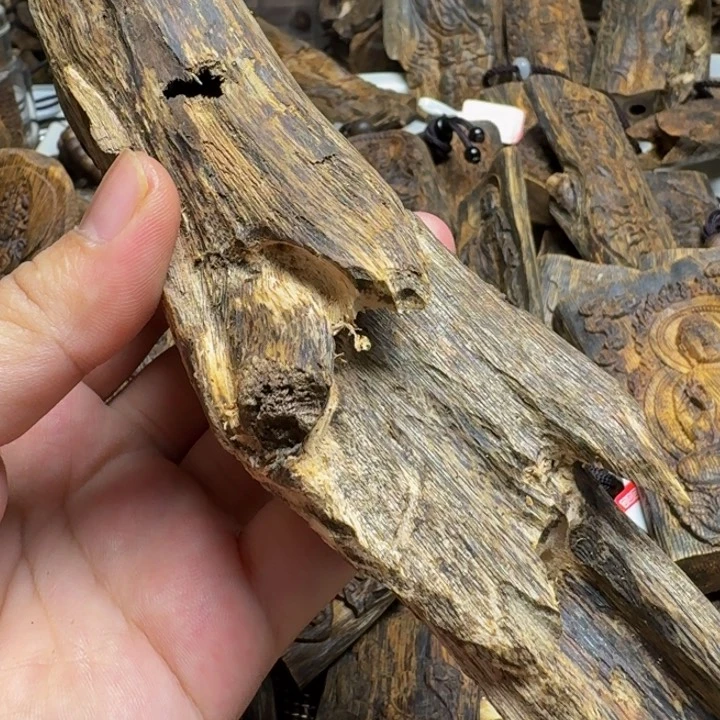 沉香碎屑沉香虎斑熟结瘤疤老料45克