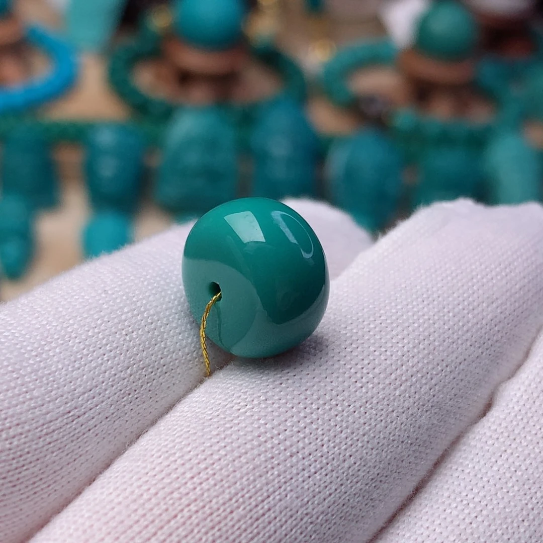 绿松石珠宝奇石未镶嵌13m m