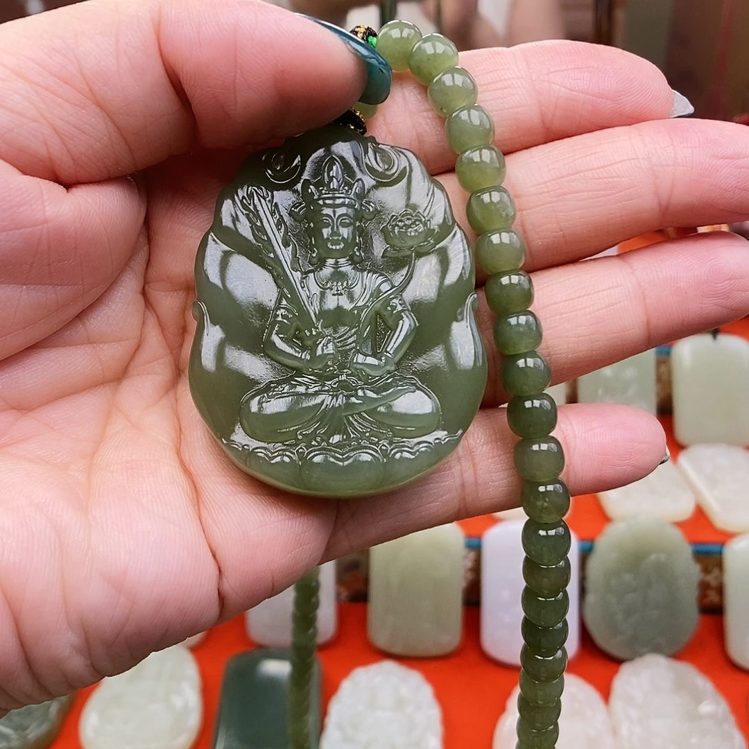 颈饰未镶嵌和田玉济****训