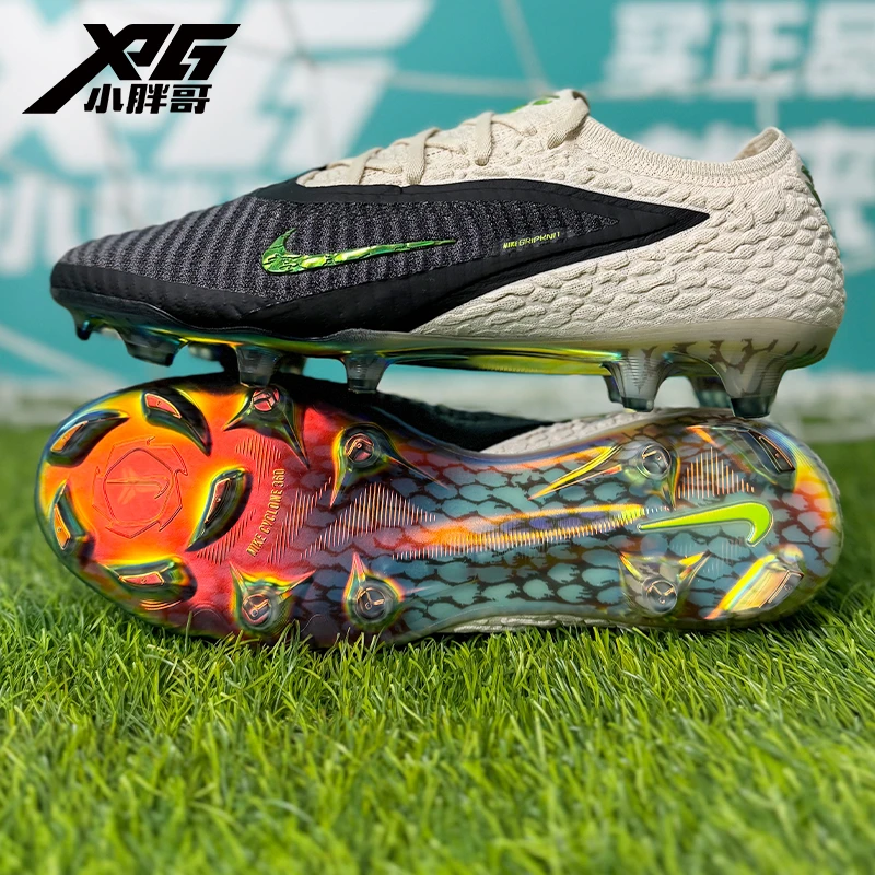 小胖哥耐克PHANTOM 6暗煞高端fg真草科比联名足球鞋IF4392-001