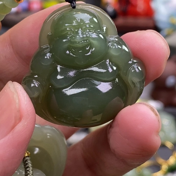 雨***合和田玉未镶嵌颈饰