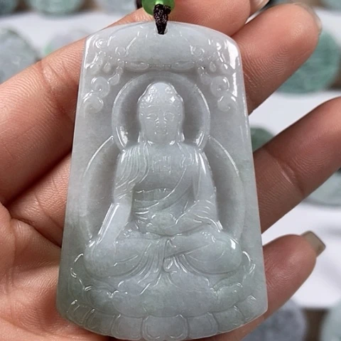 翡翠颈饰未镶嵌阿尼陀佛福利