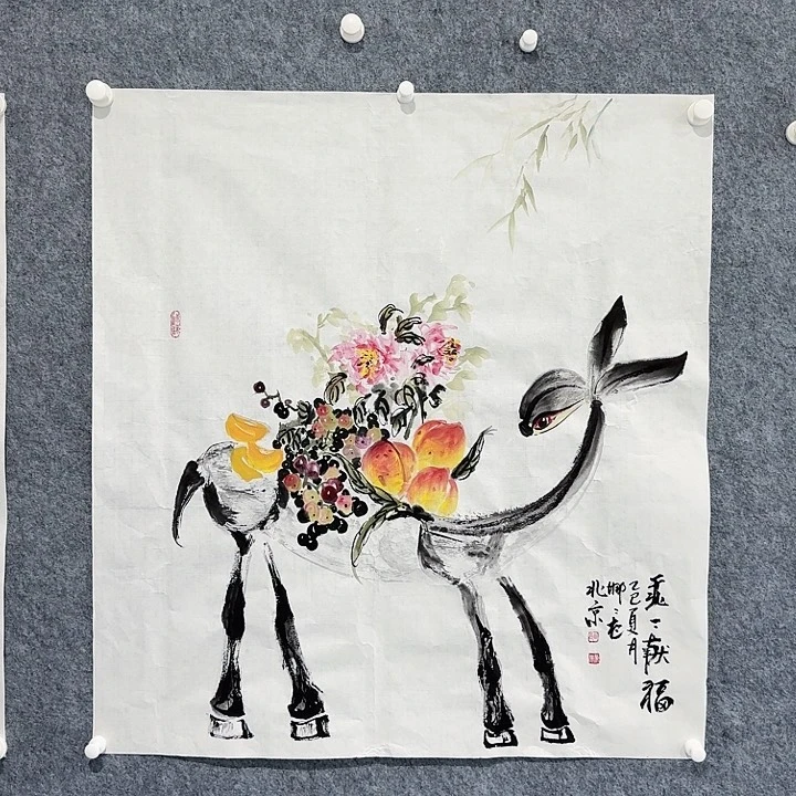 国画花鸟绘画作品