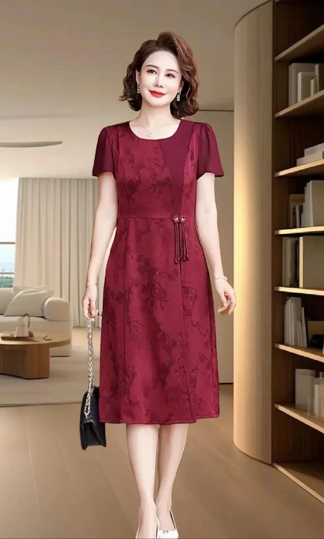 [1201-1210] 法式新中式小香风新款连衣裙