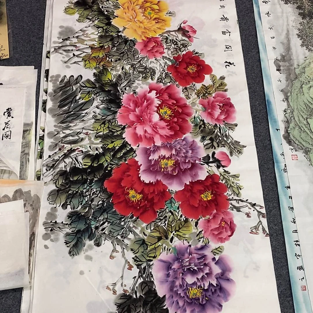 国画画画真的画画画