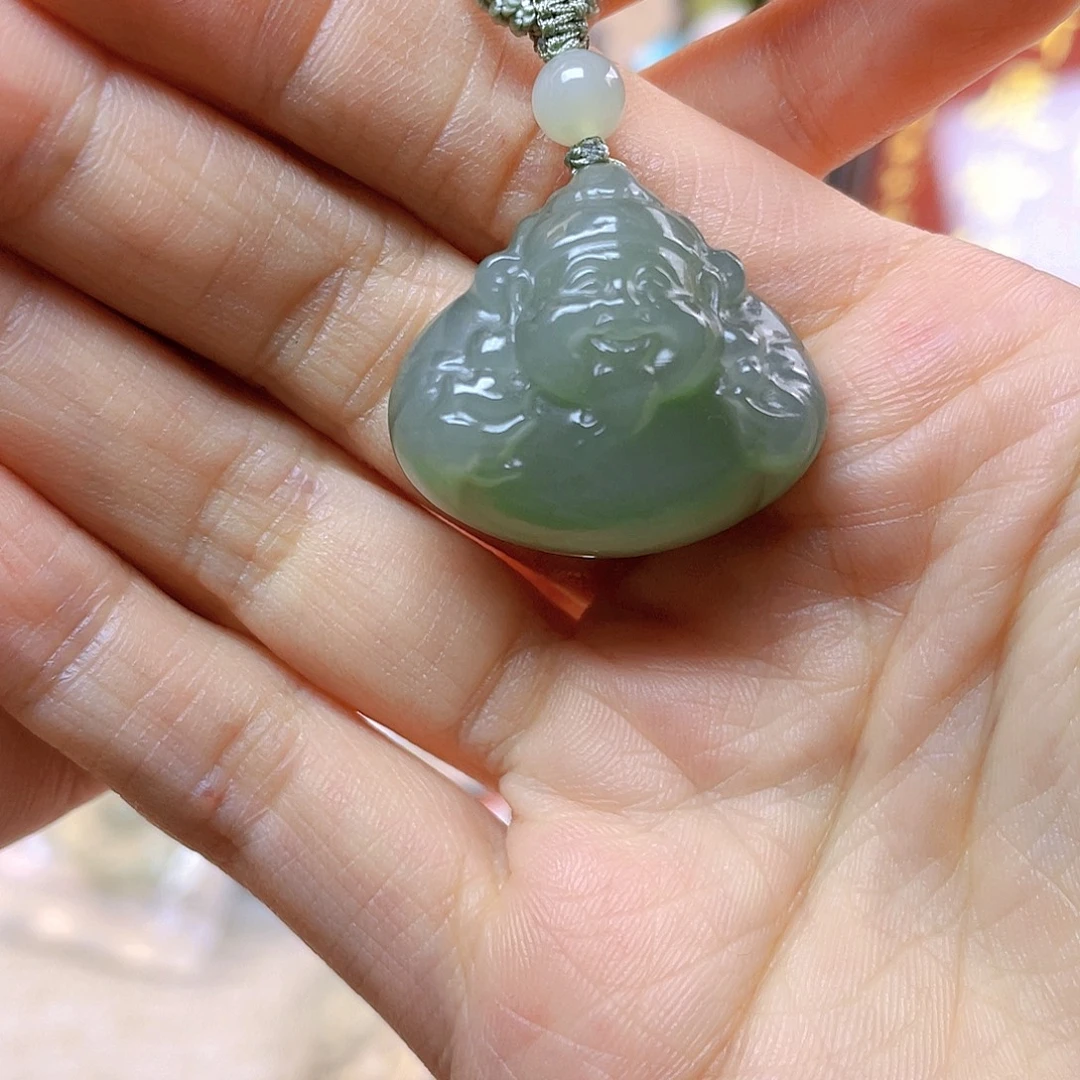 梨***.和田玉未镶嵌吊坠(赠链)