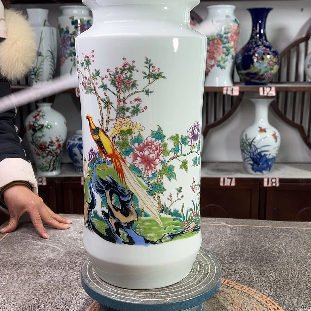 陶摆件景德镇陶瓷书富贵