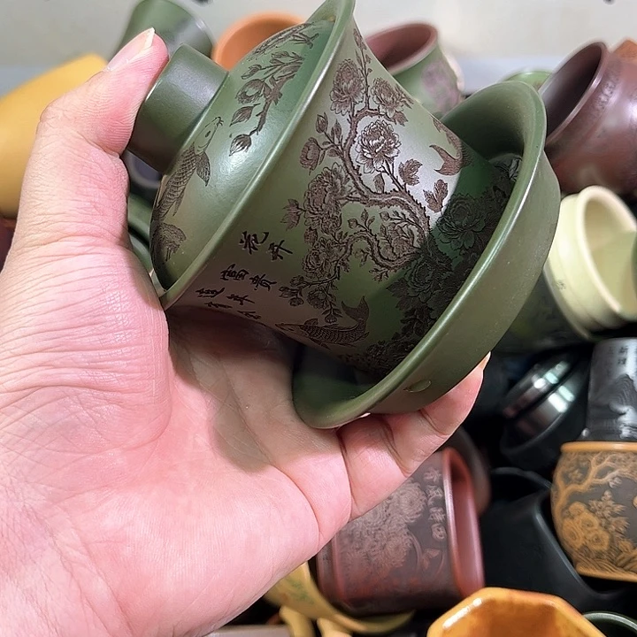 茶杯紫砂全手工紫砂主人杯