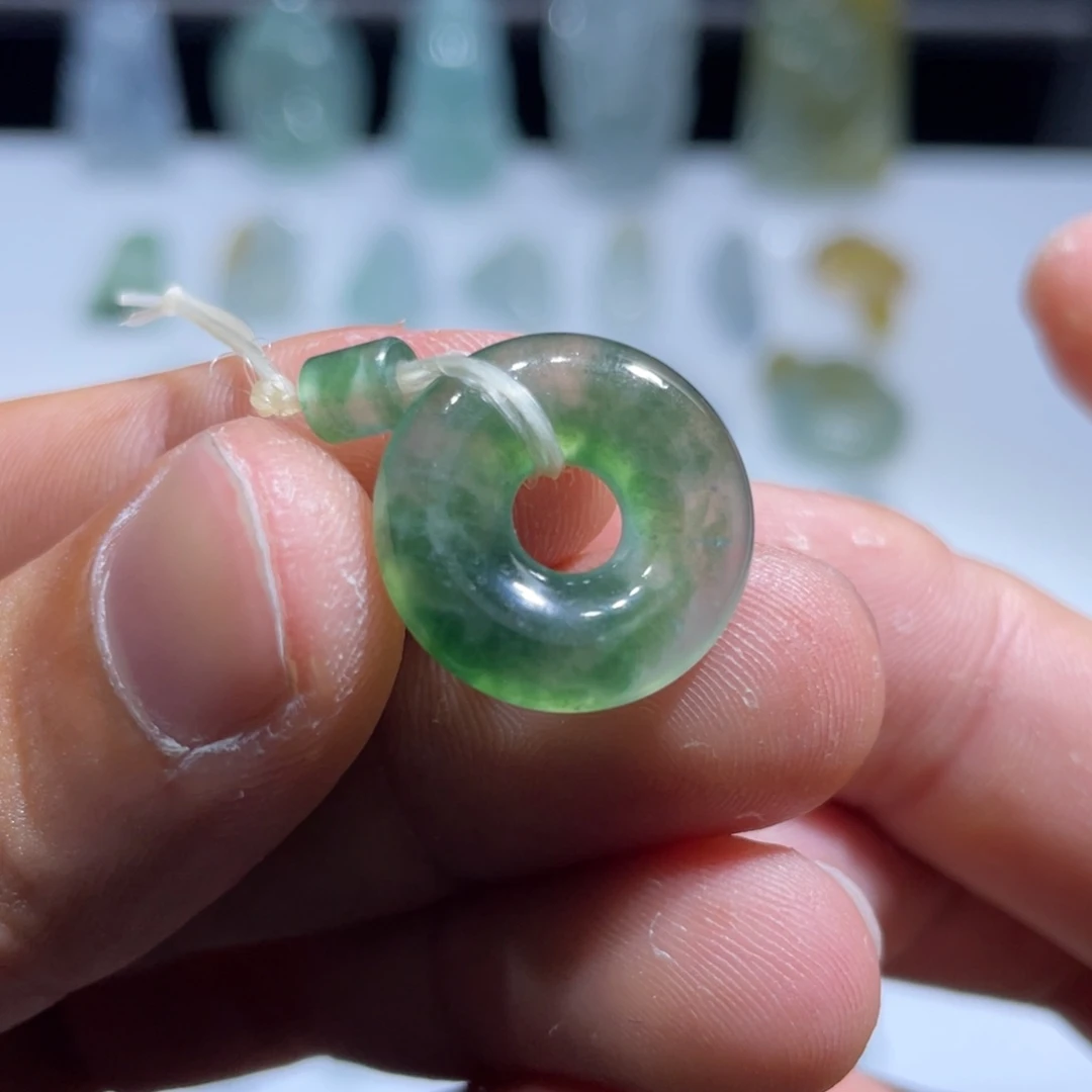 颈饰未镶嵌翡翠甜甜圈