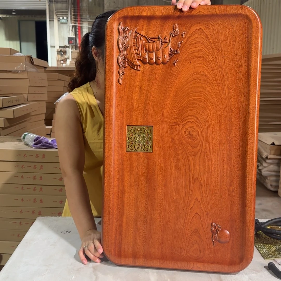 花梨木茶盘72*42尺寸