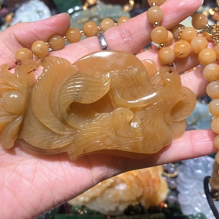 岫玉毛衣链未镶嵌