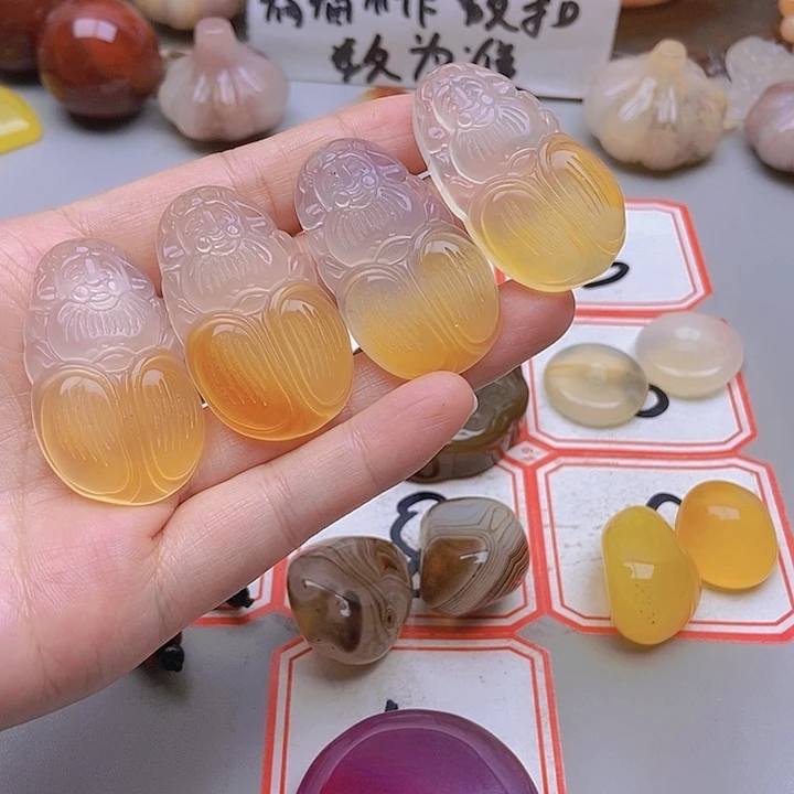 【闪购商品】未镶嵌玛瑙/玉髓珠宝半成品D****1