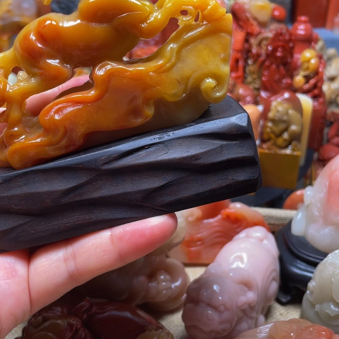 寿山石印石精美北部