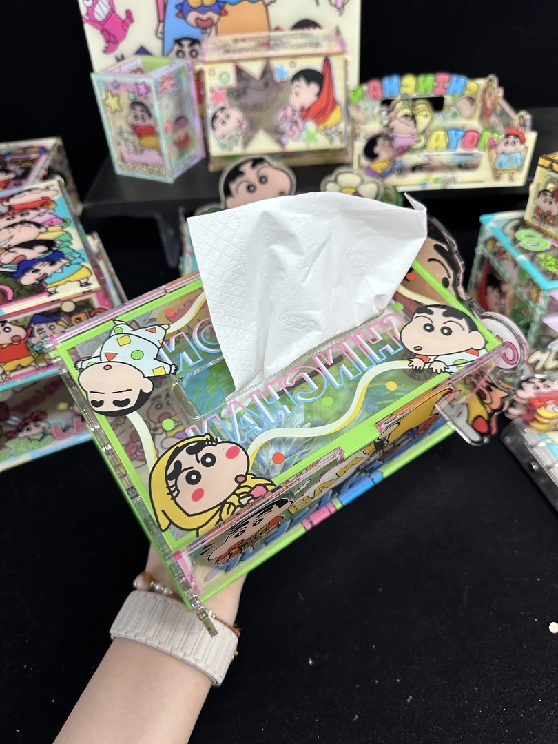 蜡笔小新超大容量纸巾收纳盒