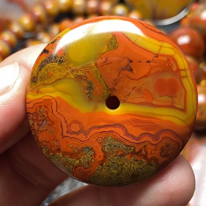 玛瑙/玉髓吊坠未镶嵌