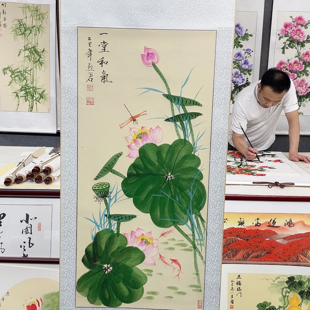 国画手绘作品手绘作品