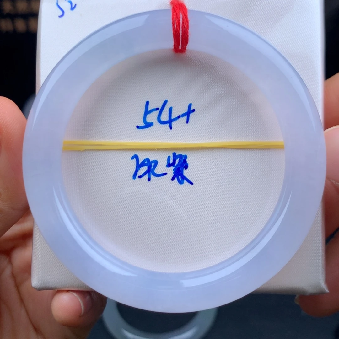 翡翠未镶嵌手镯冰紫