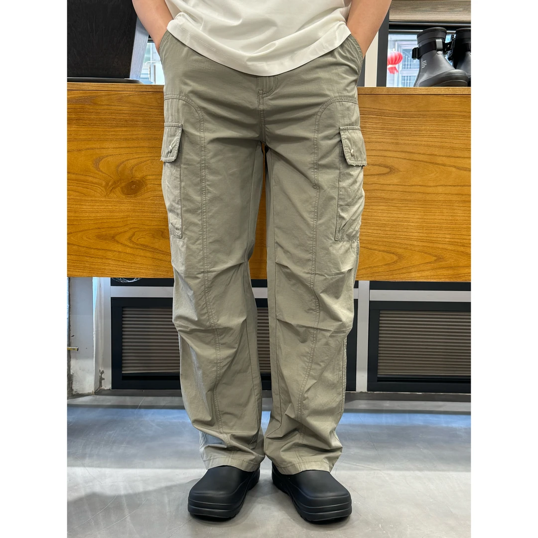 【BOLEXM】薄款双口袋小直筒工装裤