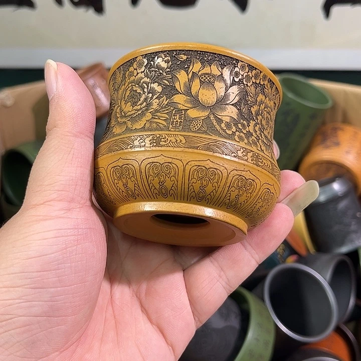 茶杯紫砂全手工紫砂主人杯