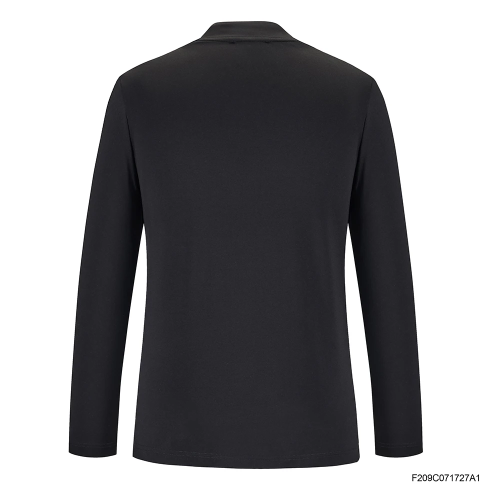 FENDILOR小怪兽中领LOGO长袖T恤F209C071727A