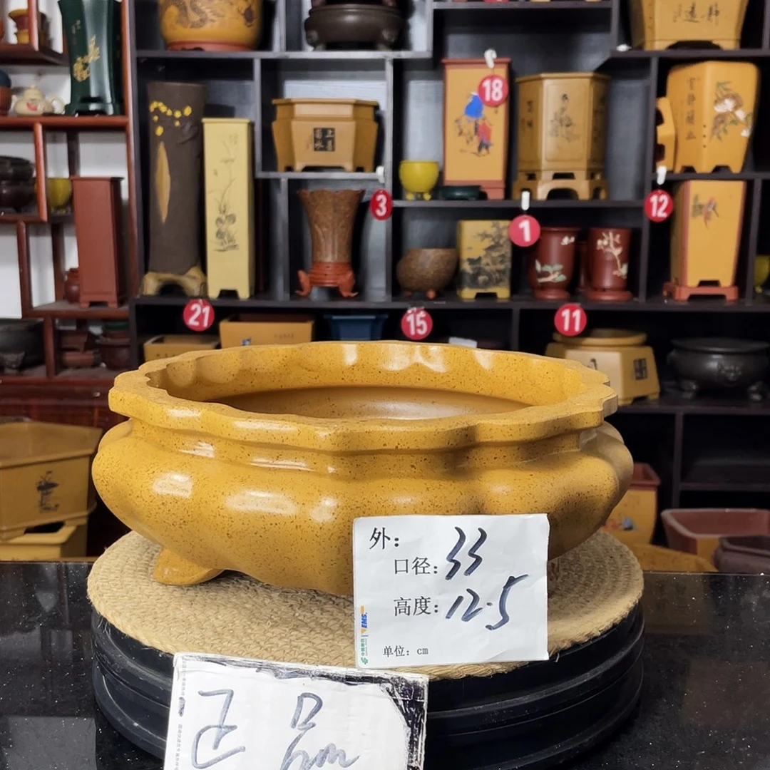 紫砂D-婉秋紫砂花盆