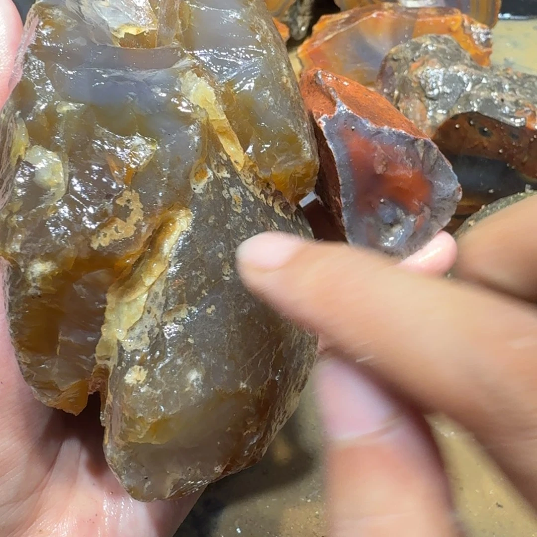 未镶嵌玛瑙/玉髓珠宝半成品