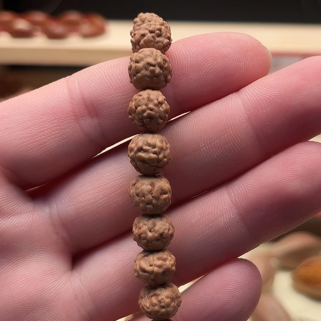 燃***毛吊坠金刚菩提蛤蟆背9+