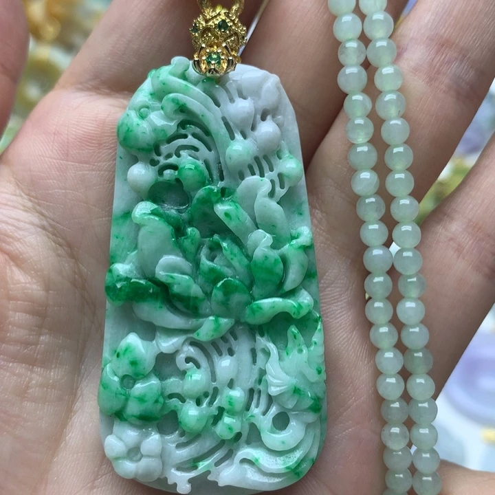 颈饰未镶嵌翡翠翡翠