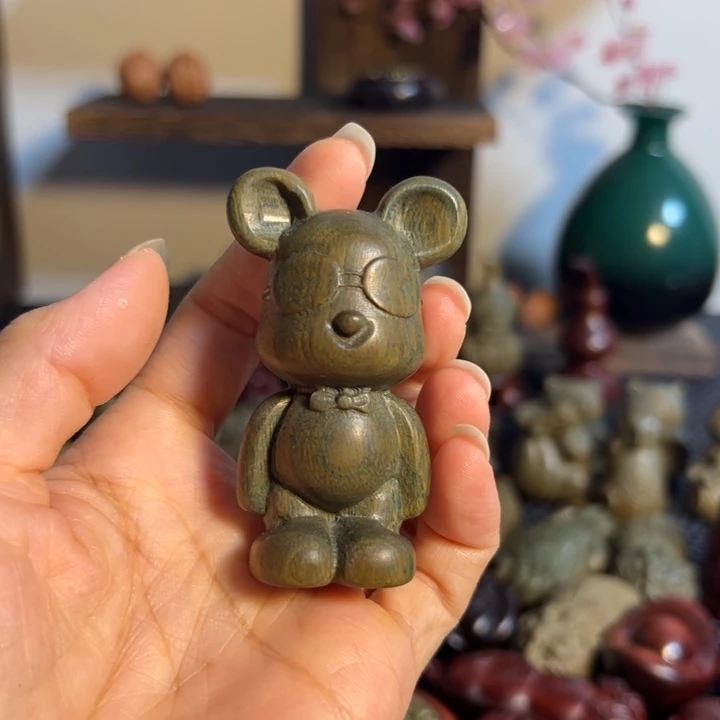 把件小叶紫檀暴力熊