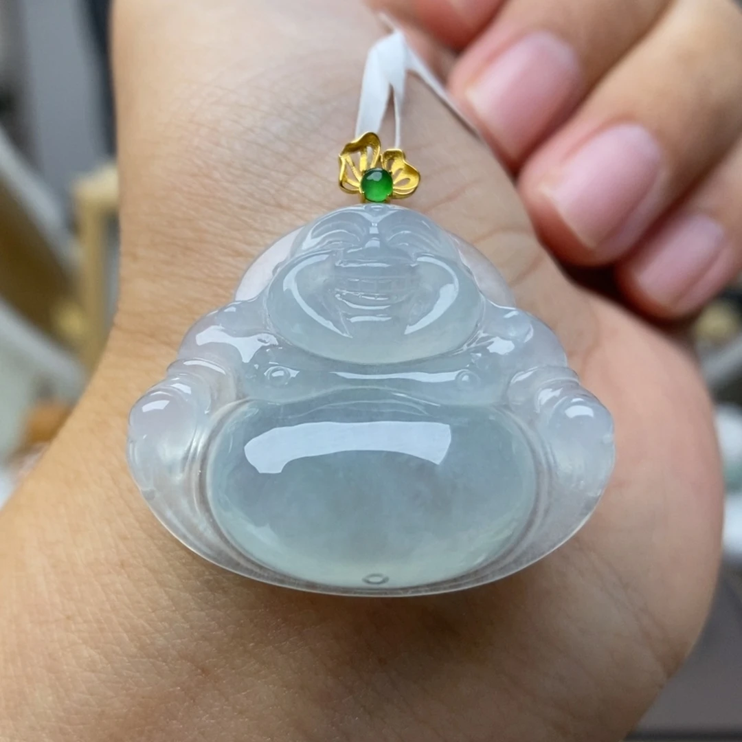 【闪购商品】颈饰18K金镶嵌翡翠28