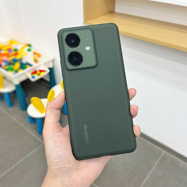 爆款行李箱波纹软壳适用真我neo7se手机壳简约高颜值保护套