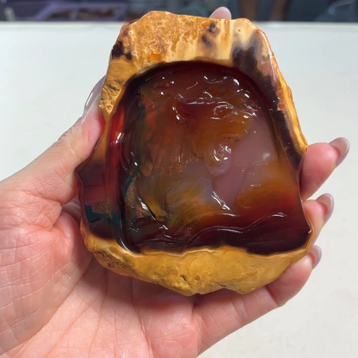 玛瑙/玉髓未镶嵌吊坠(不含链)