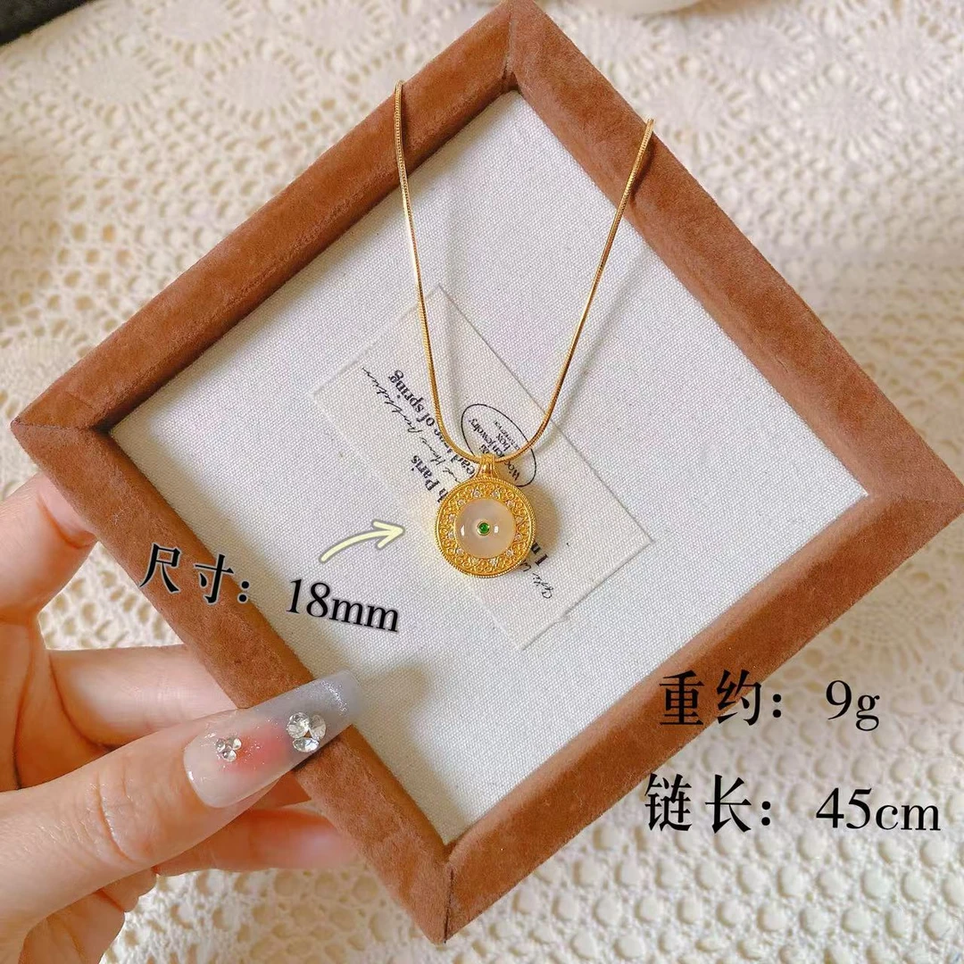 QIAMI AC 洽米高定【天然镶嵌八宝吊坠】新国潮时尚年轻百搭款