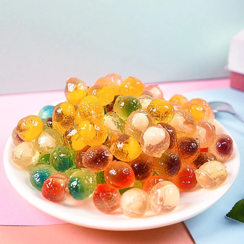 K爆浆水果软糖夹心水果软糖混合口味年货糖