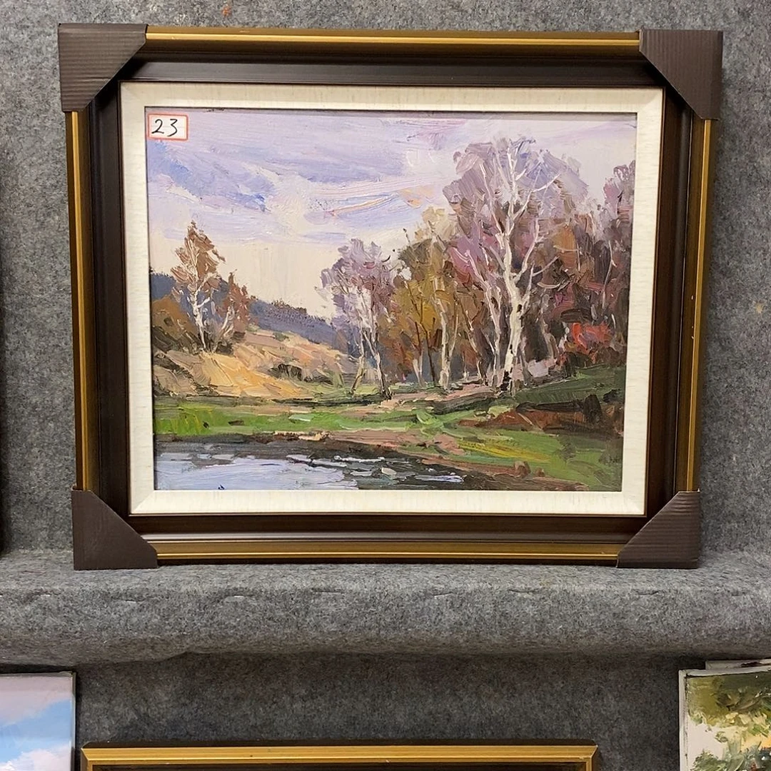 油画带外框画芯尺寸40x50cm