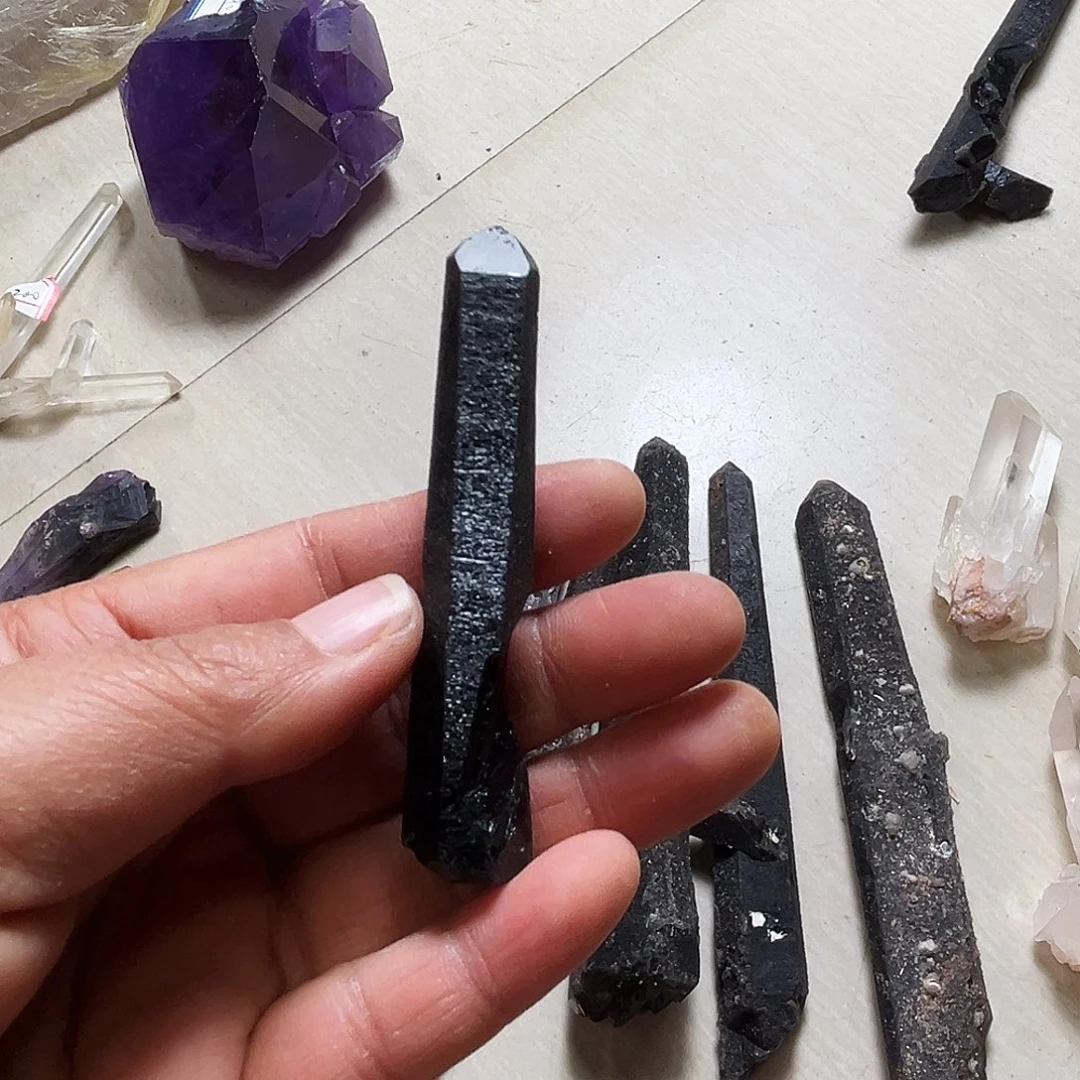 红***花未镶嵌烟晶珠宝半成品