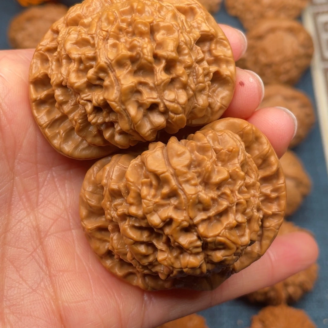 把件文玩核桃48全品矮桩官帽