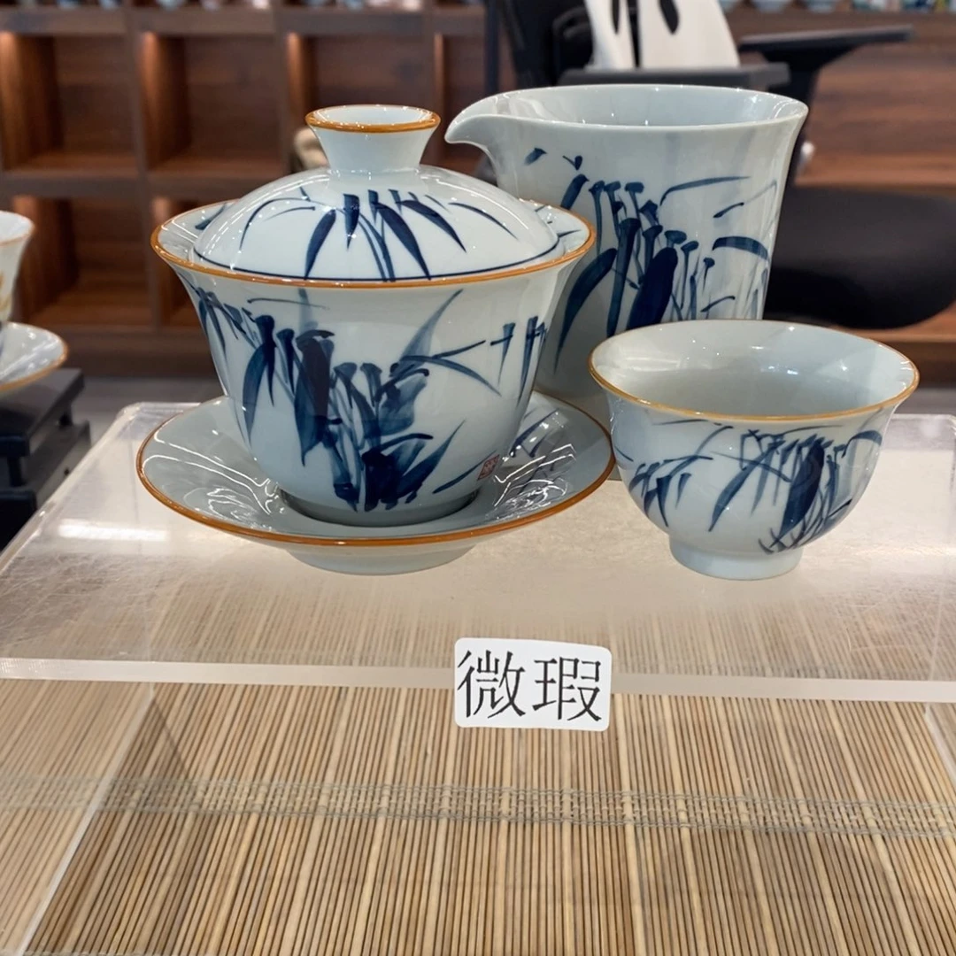 釉下彩手工绘制手工绘制