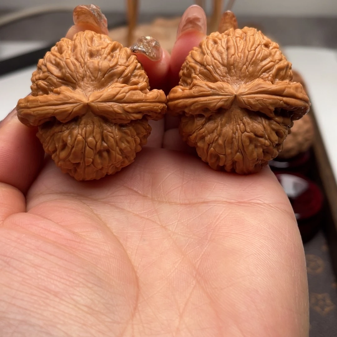 桃核把件开***霸闷白.精配40