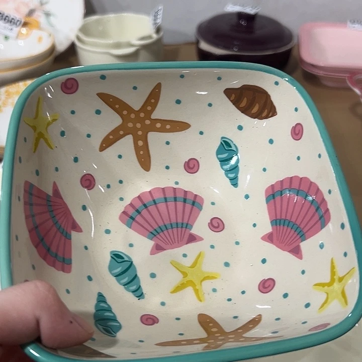 塑料陶瓷微微瑕陶瓷碗