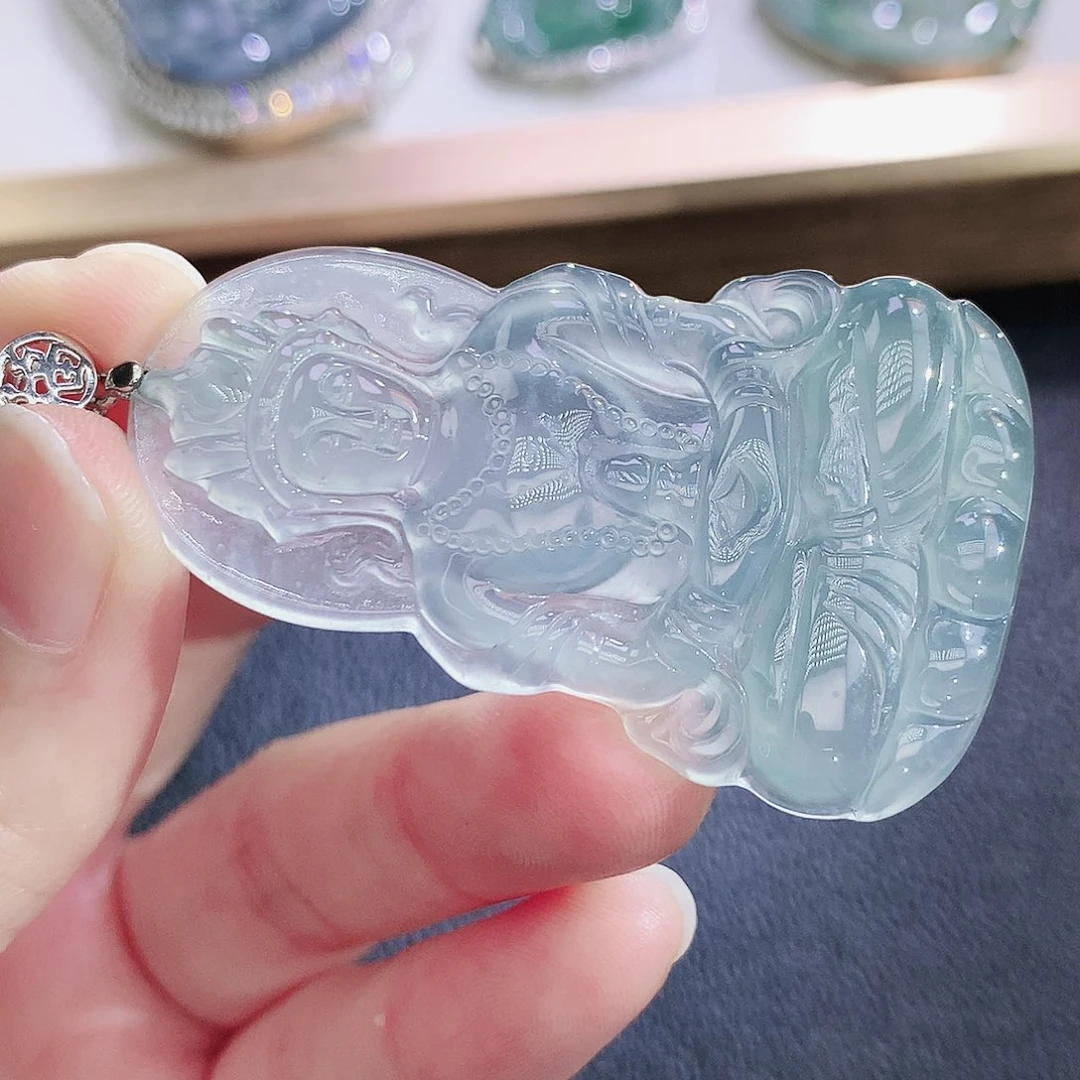 翡翠未镶嵌挂件翡翠