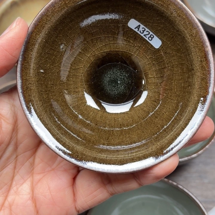 茶盏龙窑柴烧手工制作328