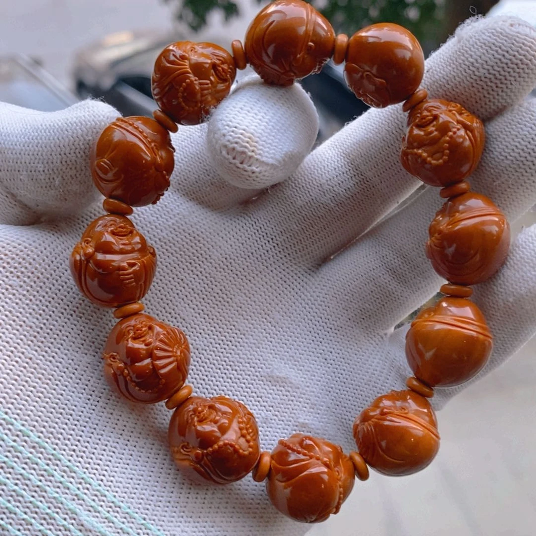 手串/手链橄榄核许静健1.7一团和气弥勒（不议价不预定）