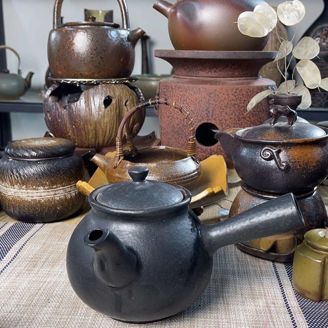 L***我碟紫砂粗陶实用茶器