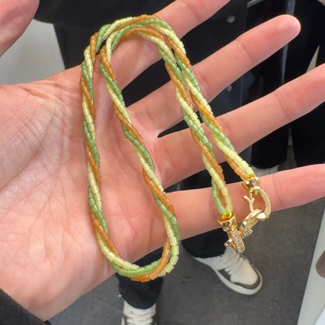 和田玉未镶嵌颈饰1110李总