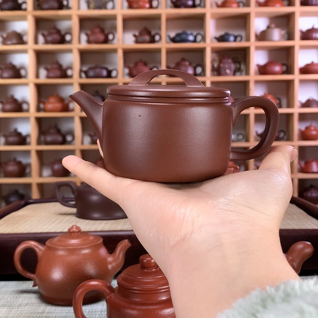 紫砂汉瓦紫砂壶手工制作